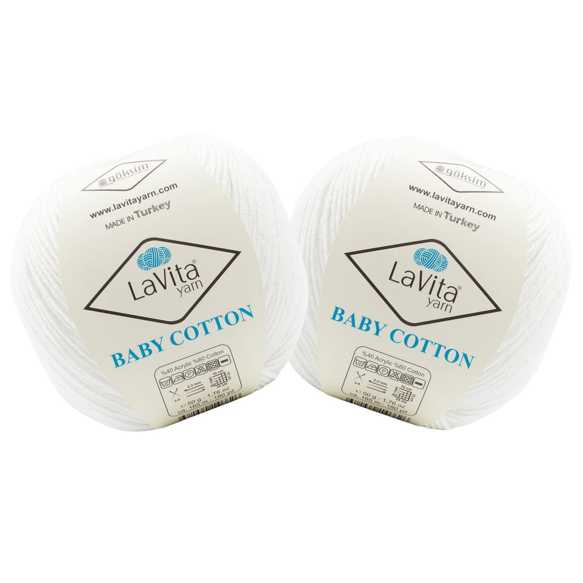 LaVita yarn Baby Cotton 1002